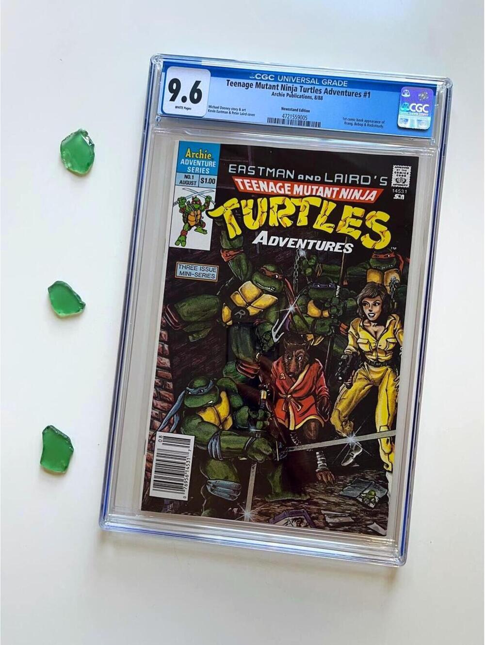 Teenage Mutant Ninja Turtles Adventures #1 CGC 9.6 (1989) 1st Apps • TMNT Comic